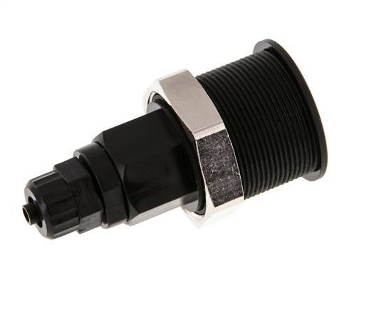 POM DN 5 Acoplamiento Tuerca de Unión 4x6 mm Pull-Off