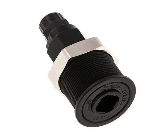 POM DN 5 Acoplamiento Tuerca de Unión 4x6 mm Pull-Off