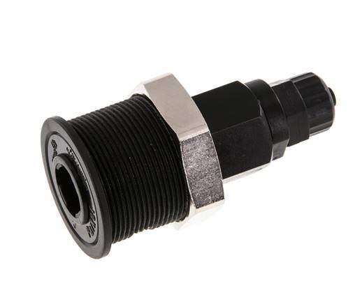 POM DN 5 Acoplamiento Tuerca de Unión 4x6 mm Pull-Off
