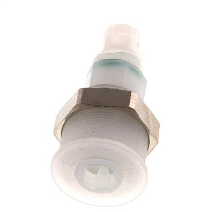 Acoplamiento de PVDF DN 5 Tuerca de unión de 4x6 mm Pull-Off