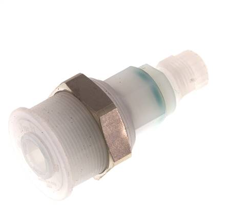 Acoplamiento de PVDF DN 5 Pilar de manguera de 4 mm