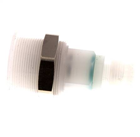 Acoplamiento de PVDF DN 5 Tuerca de unión de 4x6 mm Pull-Off