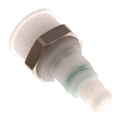 Acoplamiento de PVDF DN 5 Tuerca de unión de 4x6 mm Pull-Off