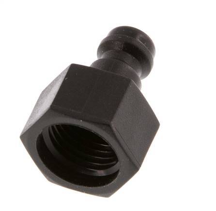 Enchufe de acoplamiento POM DN 5 G 1/4 pulgadas rosca hembra