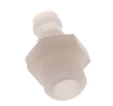 PVDF DN 5 Tapón de acoplamiento G 1/4 pulgadas rosca macho