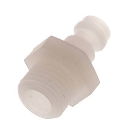 PVDF DN 5 Tapón de acoplamiento G 1/4 pulgadas rosca macho