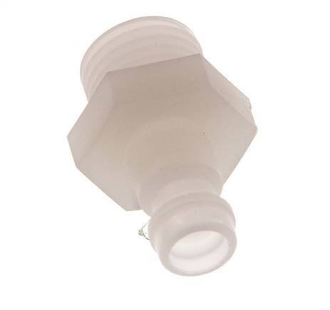 PVDF DN 5 Tapón de acoplamiento G 1/4 pulgadas rosca macho