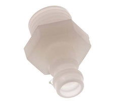 PVDF DN 5 Tapón de acoplamiento G 1/4 pulgadas rosca macho