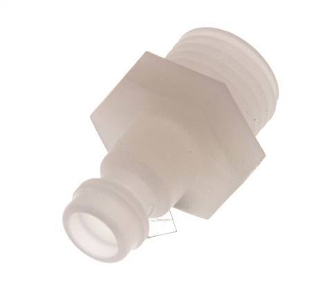 PVDF DN 5 Tapón de acoplamiento G 1/4 pulgadas rosca macho