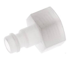 PVDF DN 5 Enchufe de acoplamiento G 1/4 pulgadas rosca hembra