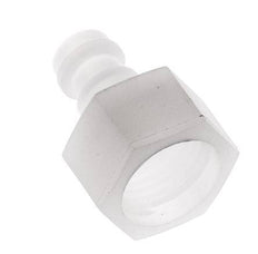 PVDF DN 5 Enchufe de acoplamiento G 1/4 pulgadas rosca hembra