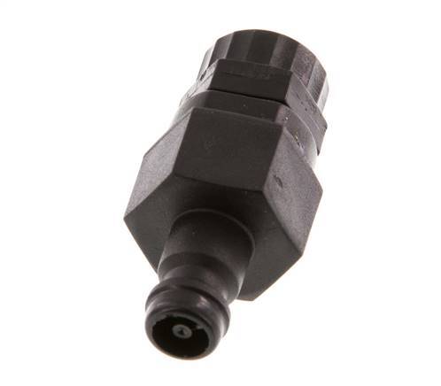 Tapón de acoplamiento POM DN 5 Tuerca de unión 6x8 mm Cierre doble