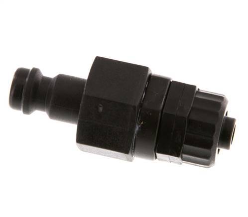 Tapón de acoplamiento POM DN 5 Tuerca de unión 6x8 mm Cierre doble