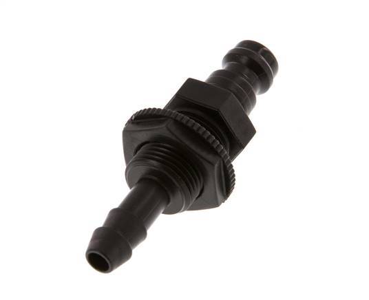 POM DN 5 Tapón de anclaje 6 mm Mampara de pilar de manguera