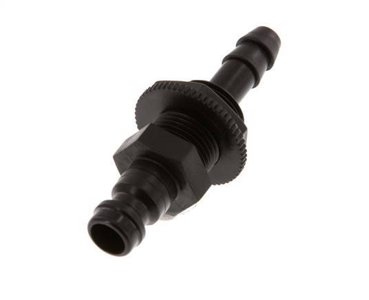 POM DN 5 Tapón de anclaje 6 mm Mampara de pilar de manguera