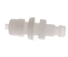PVDF DN 5 Tapón de acoplamiento 4x6 mm Tuerca de unión Pasamuros