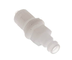 PVDF DN 5 Tapón de acoplamiento 4x6 mm Tuerca de unión Pasamuros