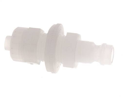 Tapón de acoplamiento PVDF DN 5 Tuerca de unión 6x8 mm Mampara
