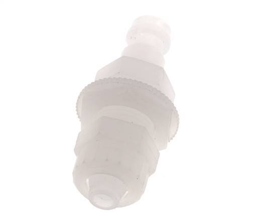 Tapón de acoplamiento PVDF DN 5 Tuerca de unión 6x8 mm Mampara