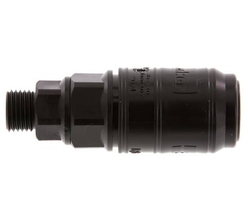 POM DN 7.2 Enchufe de acoplamiento G 1/4 pulgadas rosca macho