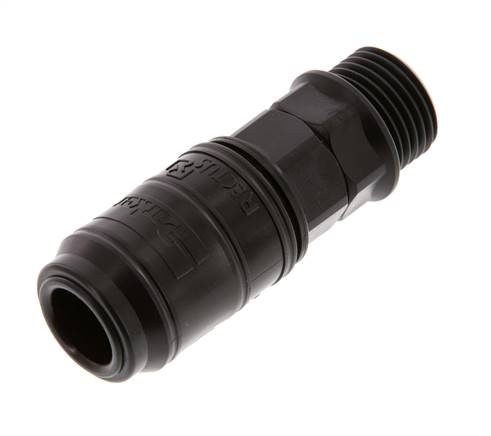 POM DN 7.2 Enchufe de acoplamiento G 1/2 pulgadas rosca macho