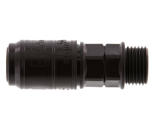 POM DN 7.2 Enchufe de acoplamiento G 1/2 pulgadas rosca macho