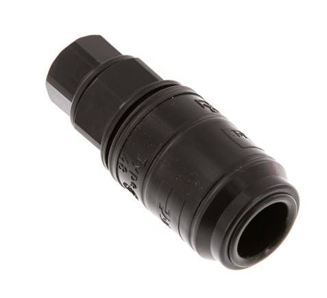 POM DN 7.2 Enchufe de acoplamiento G 1/4 pulgadas rosca hembra