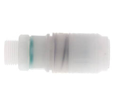 PVDF DN 7.2 Enchufe de acoplamiento G 3/8 pulgadas rosca macho