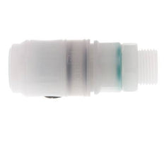 PVDF DN 7.2 Enchufe de acoplamiento G 3/8 pulgadas rosca macho