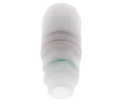 PVDF DN 7.2 Enchufe de acoplamiento G 3/8 pulgadas rosca macho