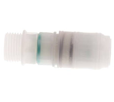 PVDF DN 7.2 Enchufe de acoplamiento G 1/2 pulgadas rosca macho