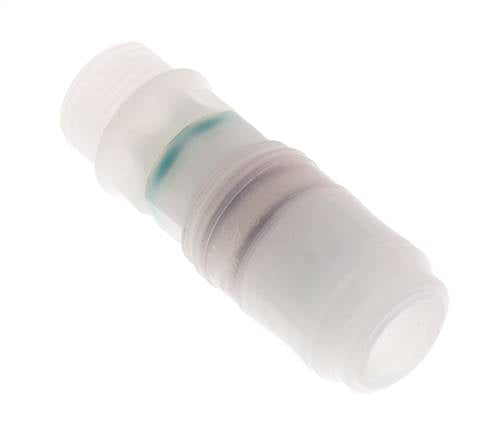 PVDF DN 7.2 Enchufe de acoplamiento G 1/2 pulgadas rosca macho