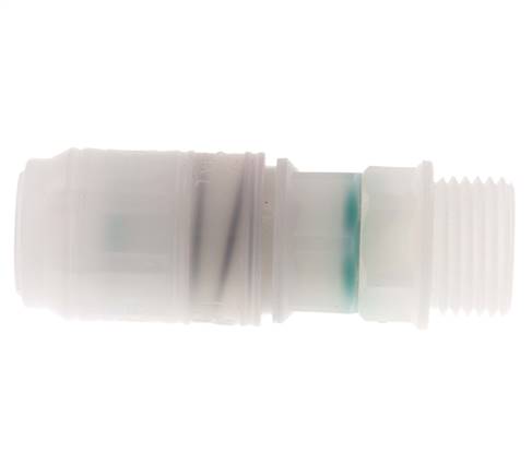 PVDF DN 7.2 Enchufe de acoplamiento G 1/2 pulgadas rosca macho