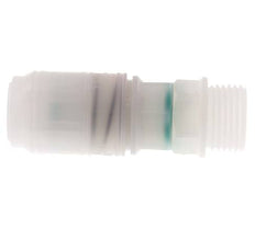 PVDF DN 7.2 Enchufe de acoplamiento G 1/2 pulgadas rosca macho