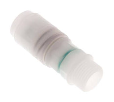 PVDF DN 7.2 Enchufe de acoplamiento G 1/2 pulgadas rosca macho