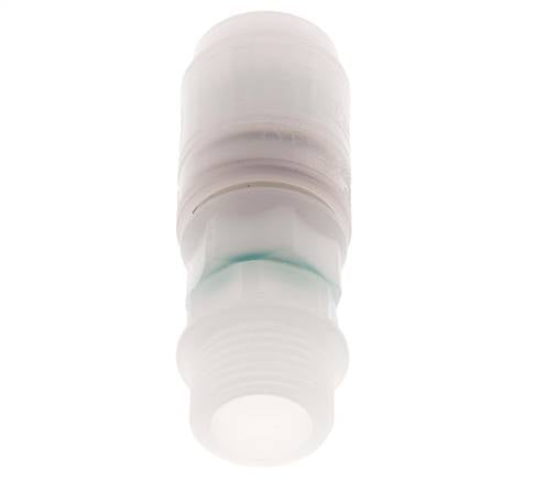 PVDF DN 7.2 Enchufe de acoplamiento G 1/2 pulgadas rosca macho