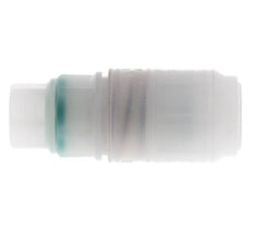 PVDF DN 7.2 Enchufe de acoplamiento G 1/4 pulgadas rosca hembra