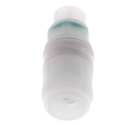 PVDF DN 7.2 Enchufe de acoplamiento G 1/4 pulgadas rosca hembra