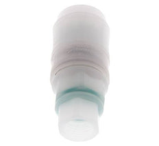 PVDF DN 7.2 Enchufe de acoplamiento G 1/4 pulgadas rosca hembra