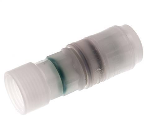 PVDF DN 7.2 Enchufe de acoplamiento G de 1/2 pulgada rosca hembra
