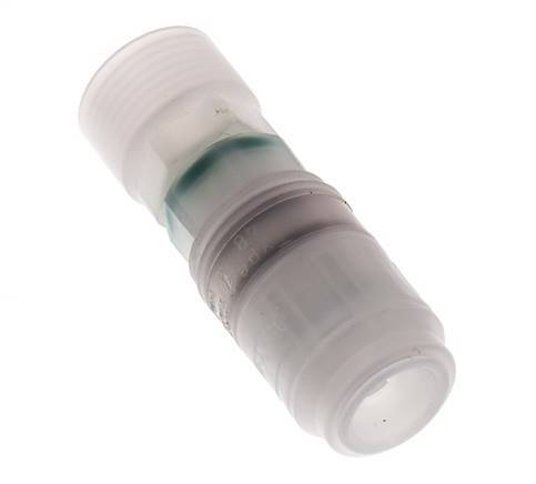 PVDF DN 7.2 Enchufe de acoplamiento G de 1/2 pulgada rosca hembra
