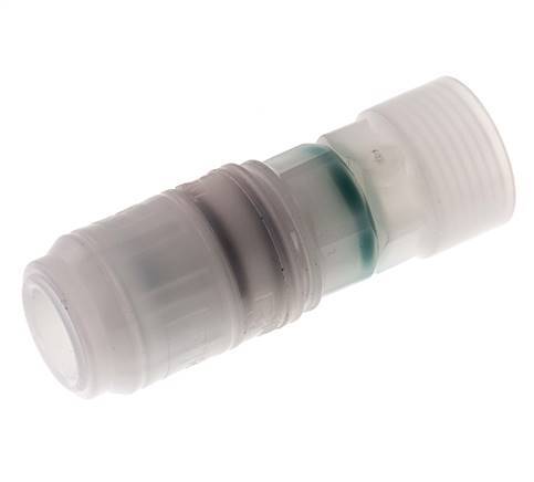 PVDF DN 7.2 Enchufe de acoplamiento G de 1/2 pulgada rosca hembra