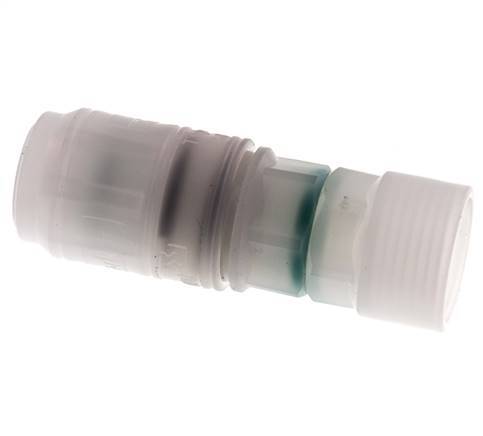 PVDF DN 7.2 Enchufe de acoplamiento G de 1/2 pulgada rosca hembra
