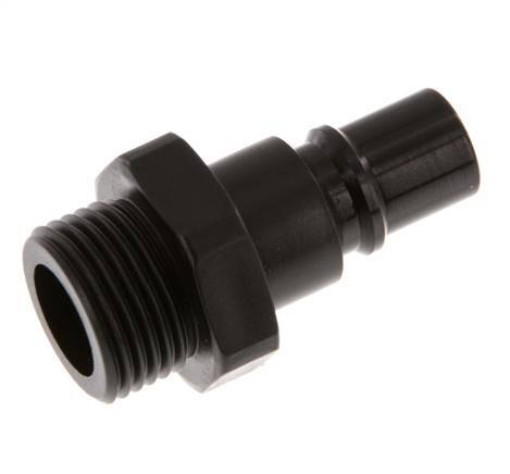 POM DN 7.2 Tapón de acoplamiento G 3/8 pulgadas rosca macho