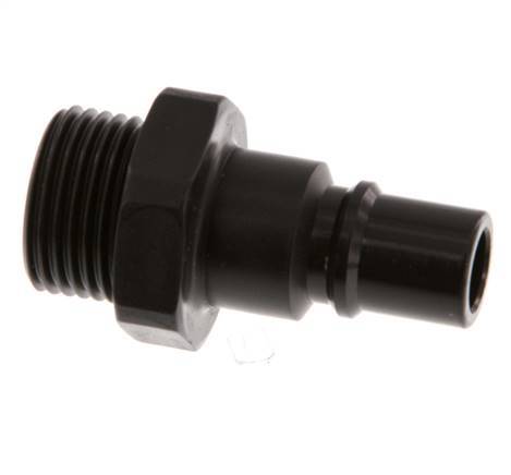 POM DN 7.2 Tapón de acoplamiento G 3/8 pulgadas rosca macho