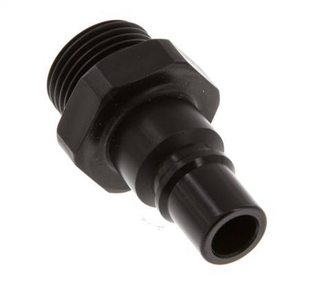 POM DN 7.2 Tapón de acoplamiento G 3/8 pulgadas rosca macho