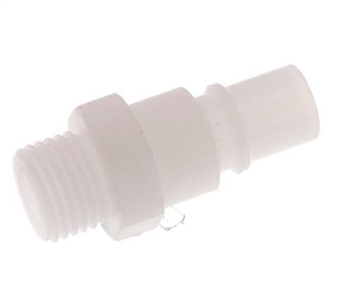 PVDF DN 7.2 Tapón de acoplamiento G 1/4 pulgadas rosca macho
