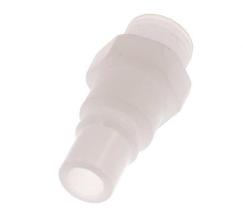 PVDF DN 7.2 Tapón de acoplamiento G 1/4 pulgadas rosca macho