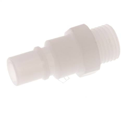 PVDF DN 7.2 Tapón de acoplamiento G 1/4 pulgadas rosca macho