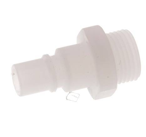 PVDF DN 7.2 Tapón de acoplamiento G 3/8 pulgadas rosca macho